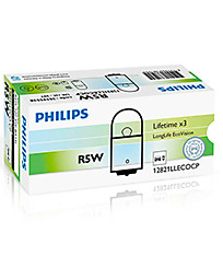 Лампа Philips Long Life EcoVision R5W (BA15s) 12821LLECOCP