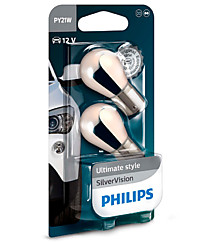 Philips Silver Vision PY21W (BAU15s) (2 шт.) 12496SVB2